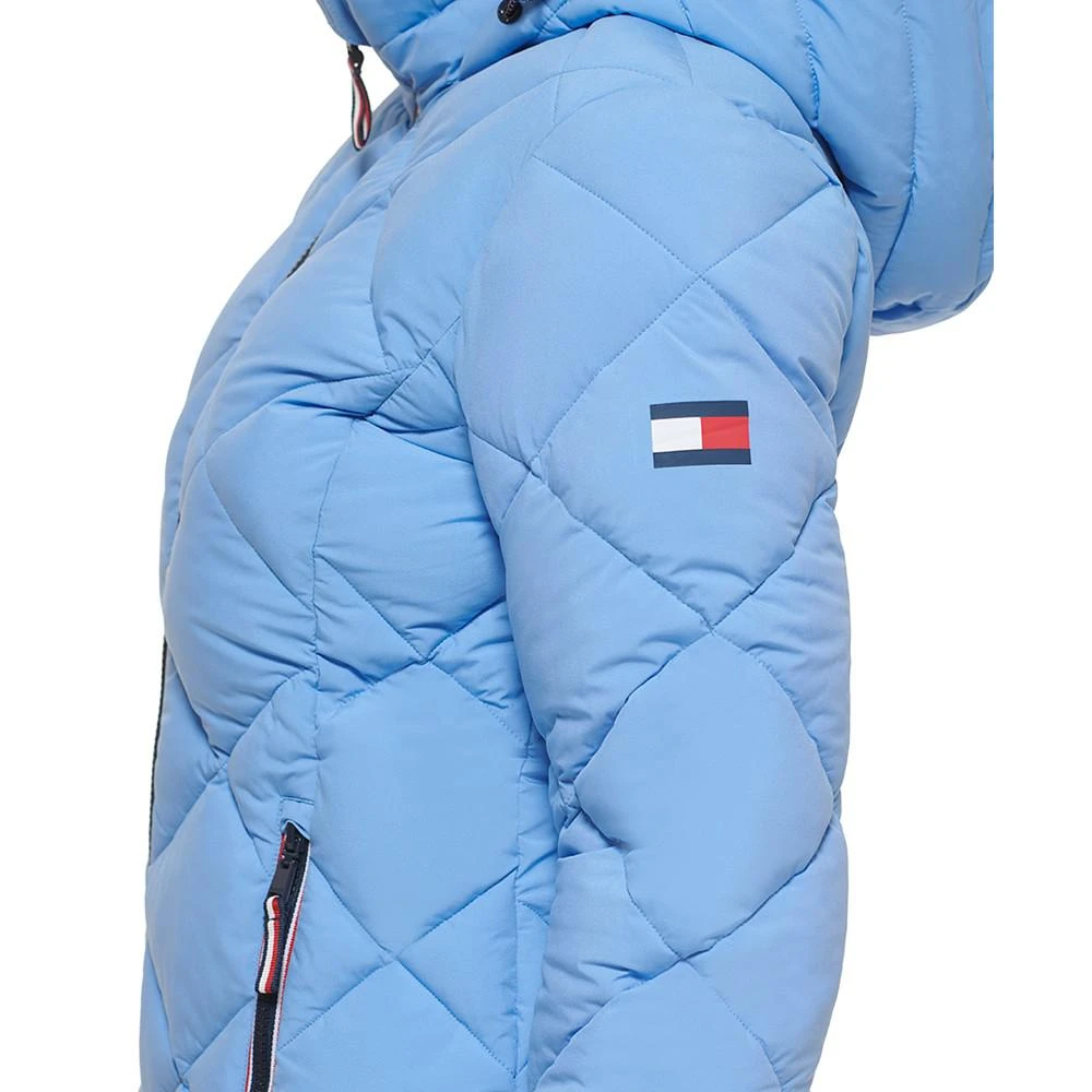 商品Tommy Hilfiger|Women's Quilted Hooded Packable Puffer Coat,价格¥907,第3张图片详细描述