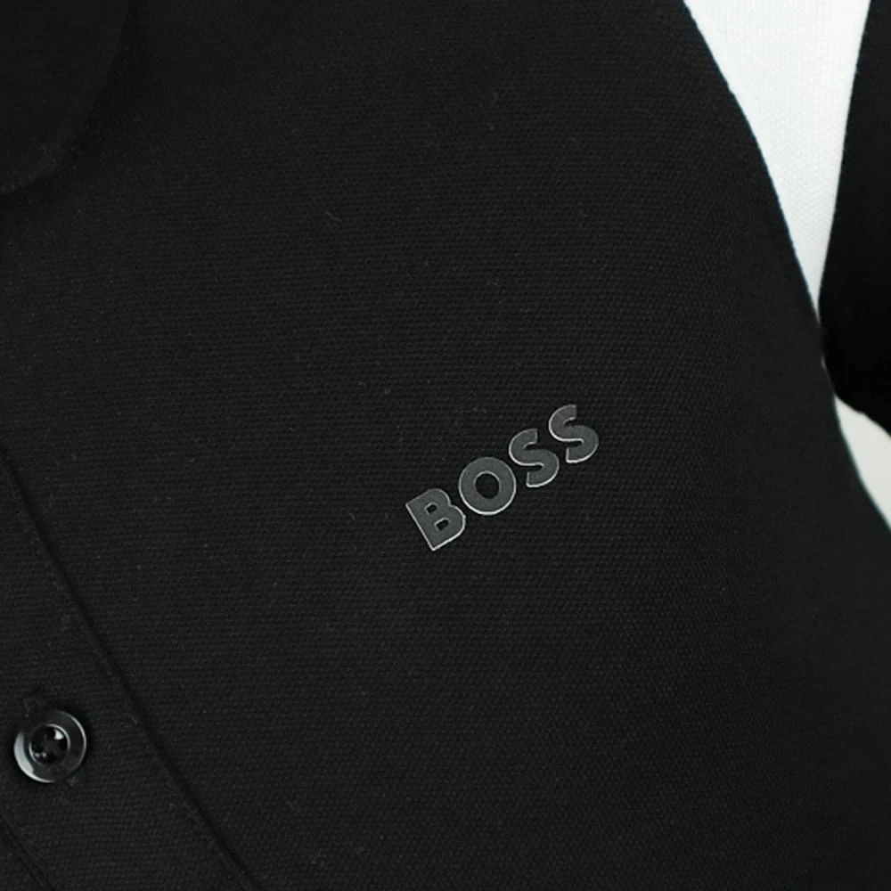 商品Hugo Boss|Short Sleeve Black & White Polo Shirt,价格¥360,第2张图片详细描述