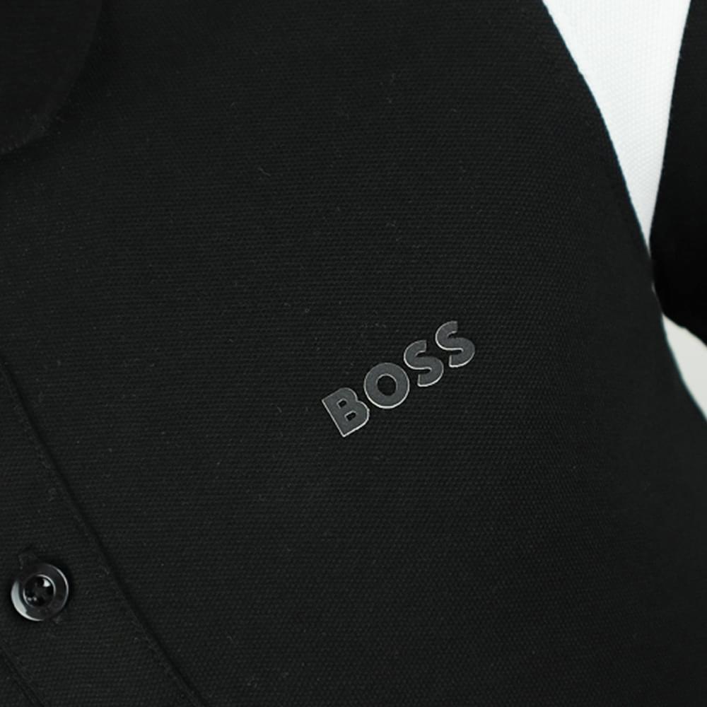 商品Hugo Boss|Short Sleeve Black & White Polo Shirt,价格¥618-¥706,第4张图片详细描述