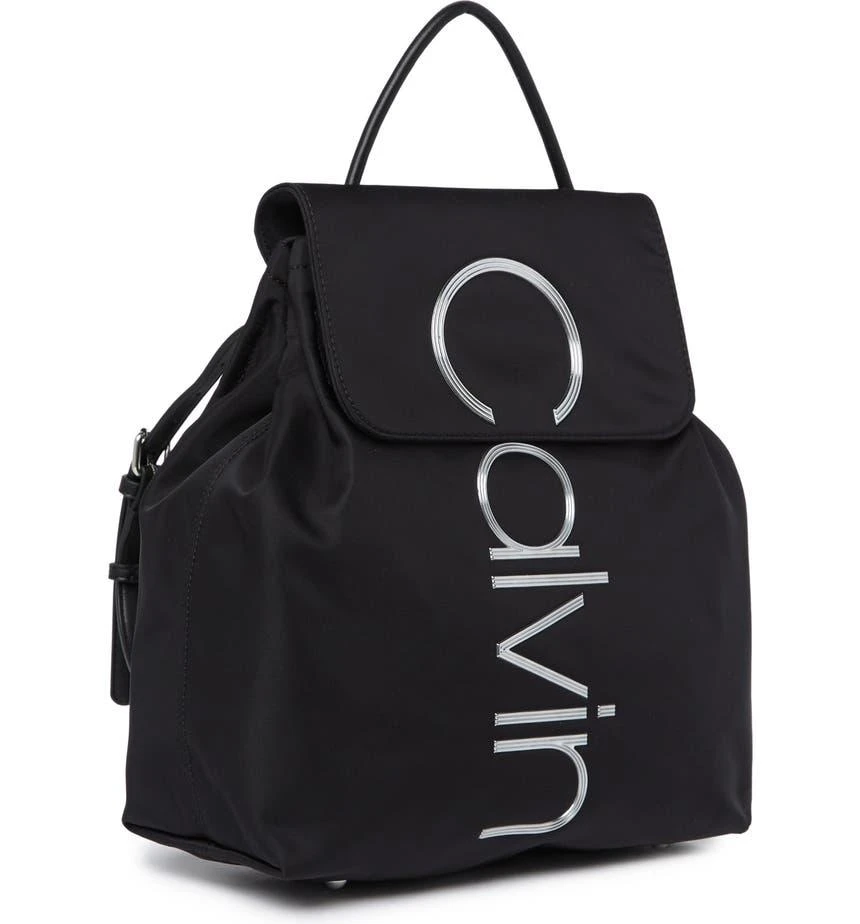 商品Calvin Klein|Logo Embellished Nylon Mini Backpack,价格¥600,第4张图片详细描述