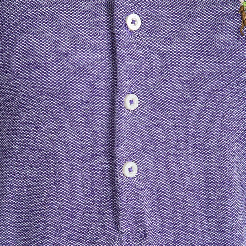 商品[二手商品] Ralph Lauren|Ralph Lauren Purple Honeycomb Knit Sleeveless Polo T-Shirt 16 Yrs,价格¥785,第4张图片详细描述