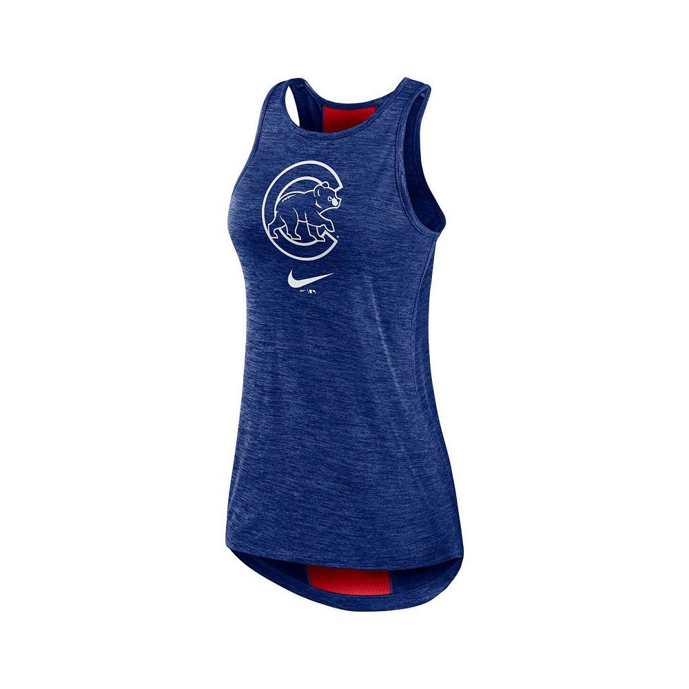 Women's Royal Chicago Cubs Right Mix High Neck Tank Top商品第3张图片规格展示