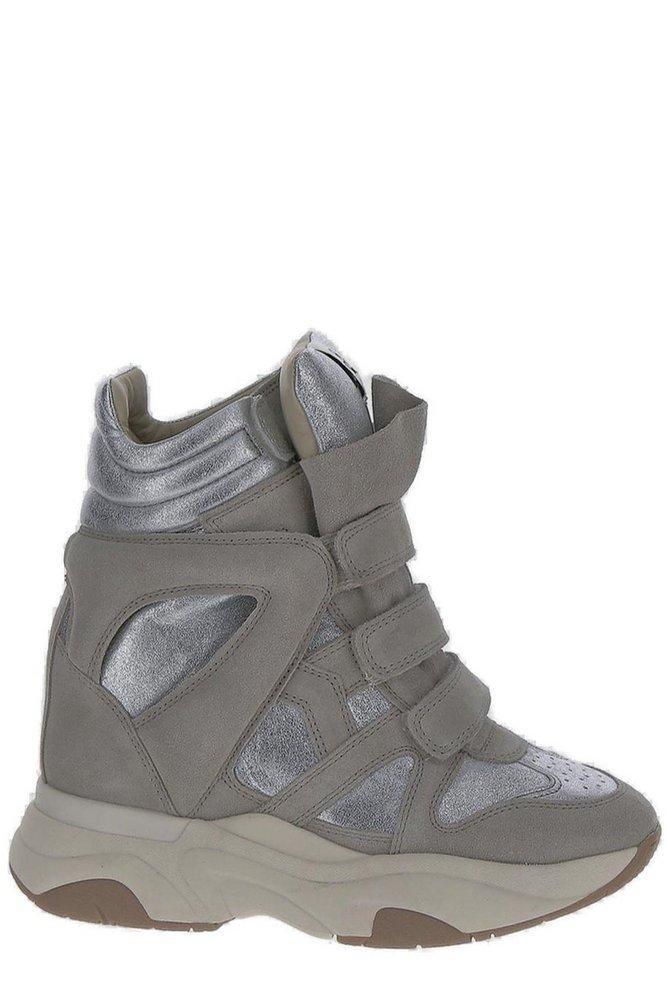 商品Isabel Marant|Isabel Marant Balskee Touch-Strap Wedged Sneakers,价格¥3493-¥3522,第1张图片