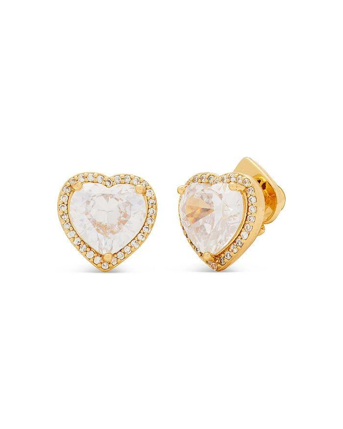 商品Kate Spade|My Love Pavé Heart Stud Earrings,价格¥301,第1张图片