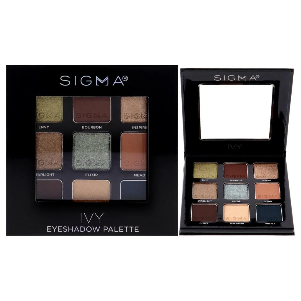 商品Sigma Beauty|Eyeshadow Palette - Ivy by Sigma Beauty for Women - 0.032 oz Eye Shadow,价格¥176,第1张图片
