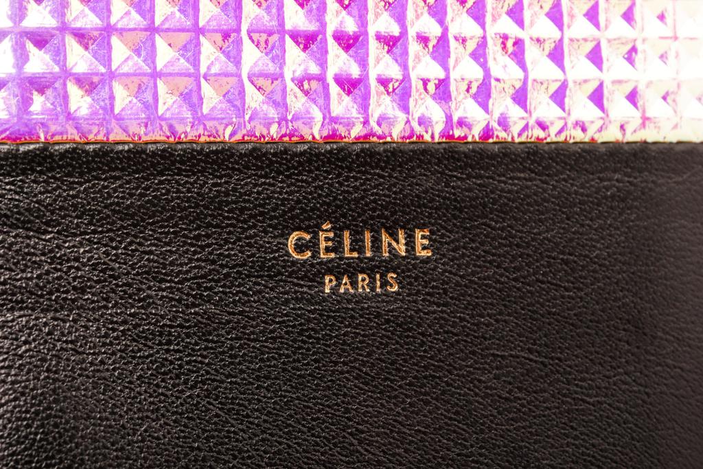 Celine Purple Black Leather iPhne Case商品第5张图片规格展示