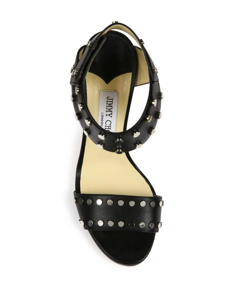 商品Jimmy Choo|Veto Studded Leather Block Heel Sandals,价格¥2548,第4张图片详细描述