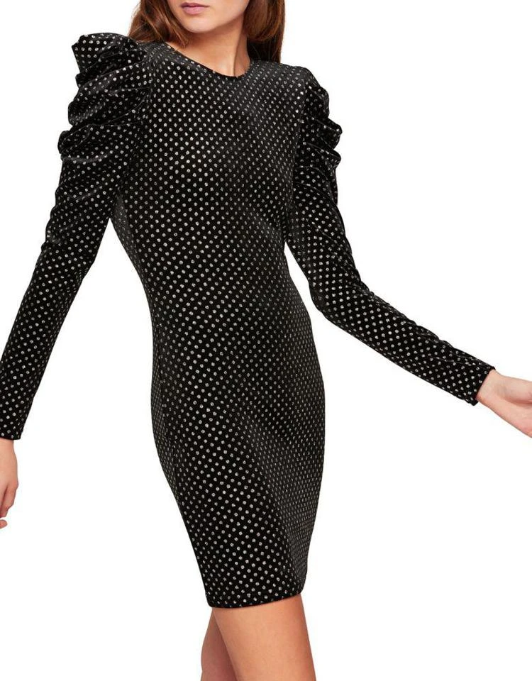 商品Miss Selfridge|Spot Velvet Sheath Dress,价格¥312,第4张图片详细描述