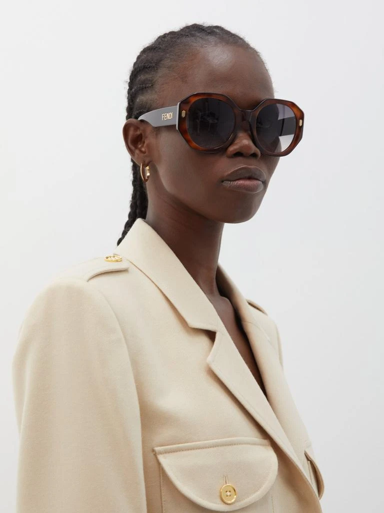 商品Fendi|Octagonal acetate sunglasses,价格¥4000,第2张图片详细描述
