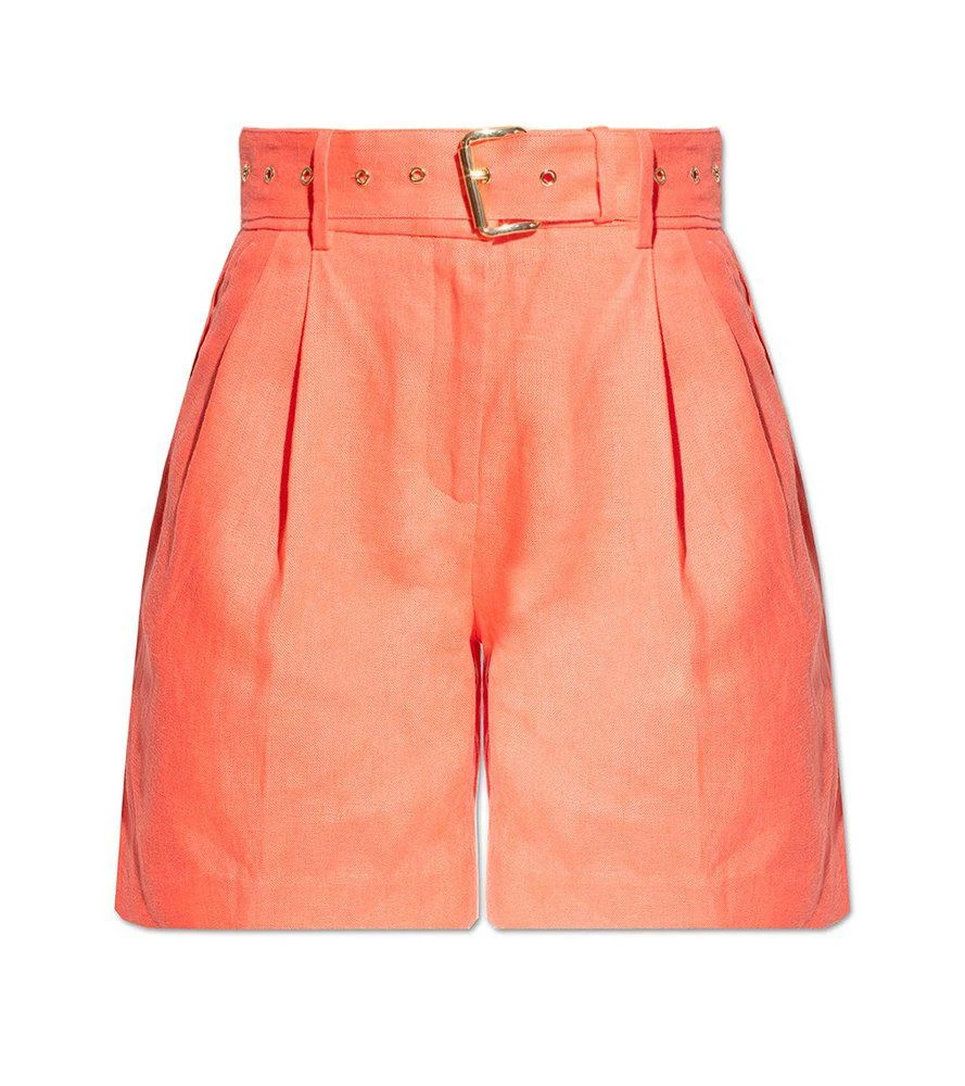 商品Michael Kors|Michael Michael Kors Linen Belted Shorts,价格¥770,第1张图片
