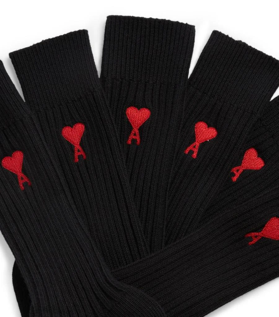 商品AMI|Ami de Cœur Socks (Pack of 3),价格¥810,第2张图片详细描述