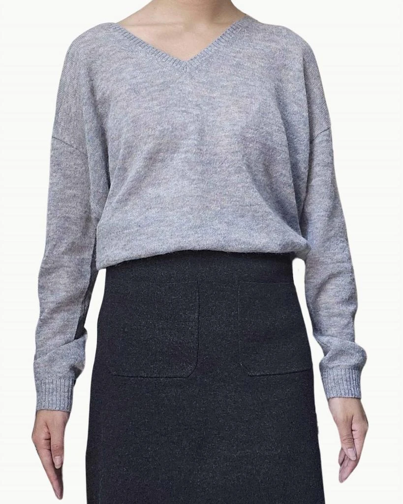 商品Hartford|Mixine Woman Knit Pullover Sweater In Grey,价格¥799,第2张图片详细描述