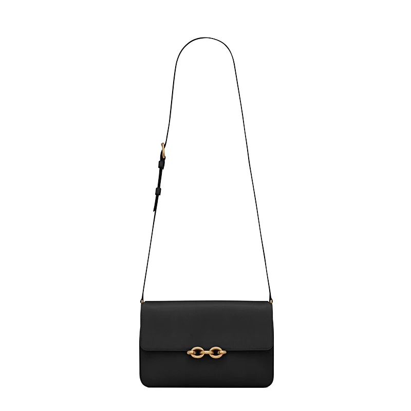 SAINT LAURENT PARIS/圣罗兰 YSL早春LE MAILLON系列 滑面小牛皮点缀金属扣斜挎单肩包 商品