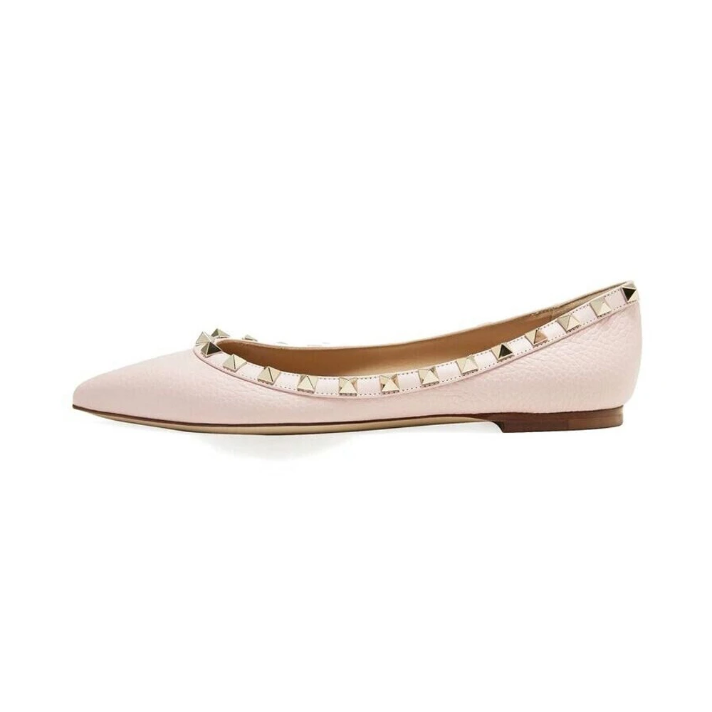 商品Valentino|VALENTINO 女士粉色便鞋 SW2S0403-VCE-W34,价格¥3358,第1张图片