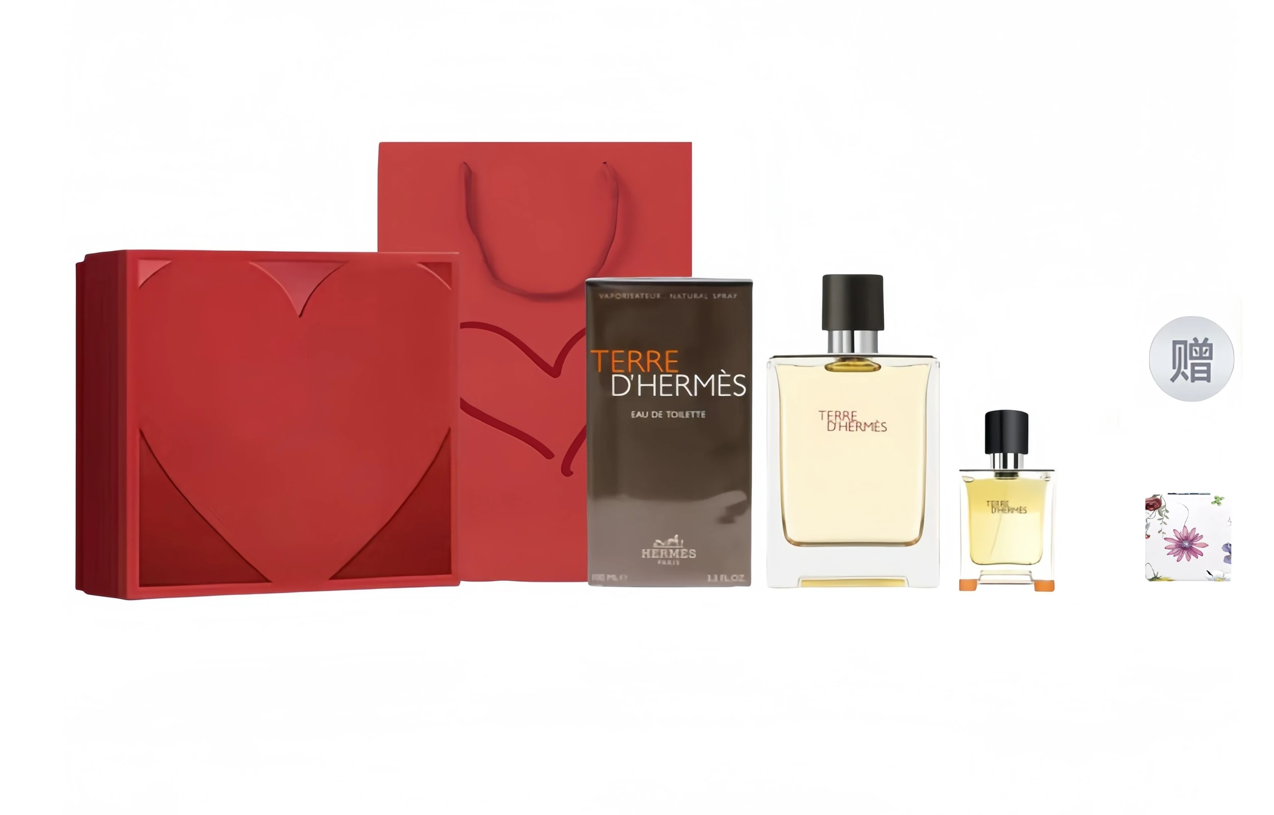 商品[国内直发] Hermes|爱马仕 大地 爱心礼盒 男士香水 木质香调 淡香水EDT 50ml/100ml 胡椒香草根,价格¥395,第7张图片详细描述