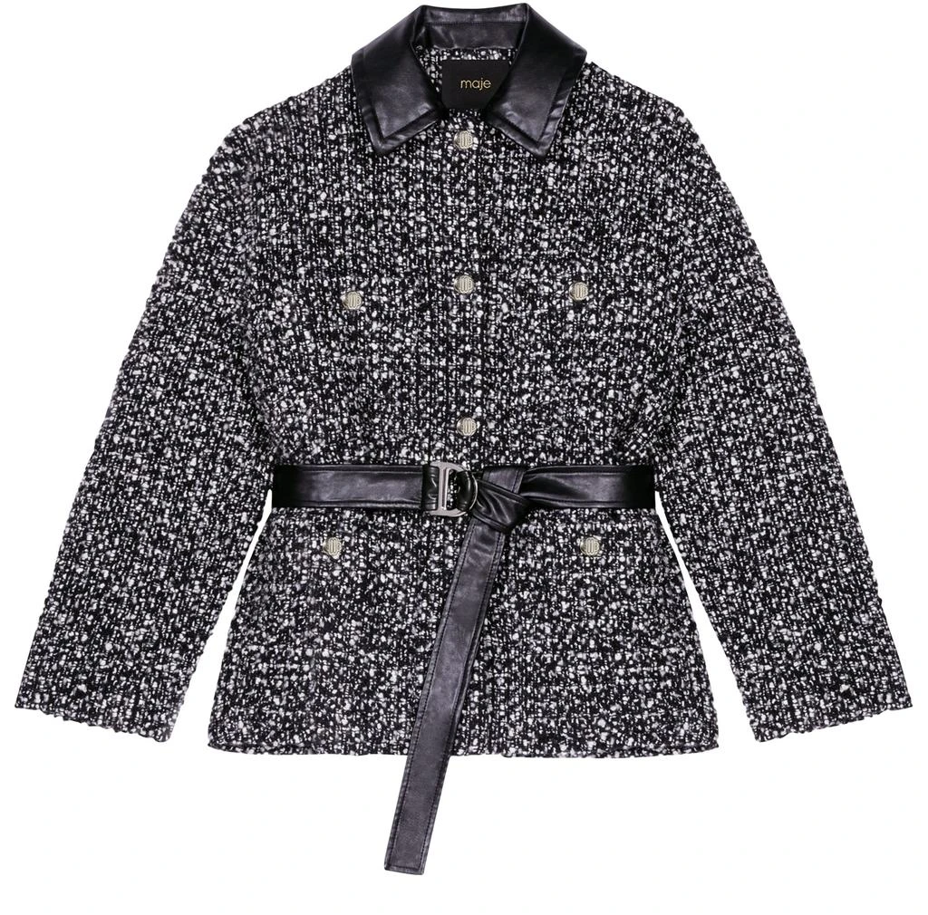 商品Maje|Short tweed coat,价格¥2147,第1张图片