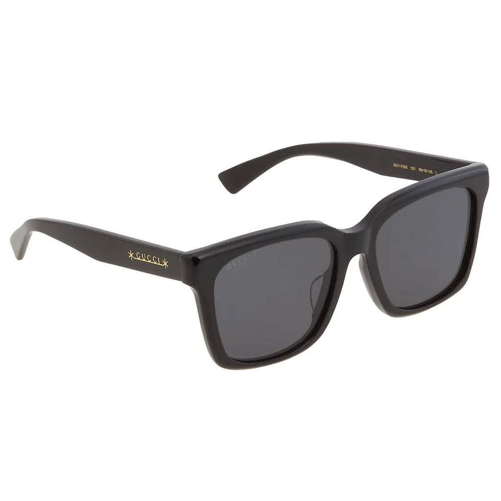 商品Gucci|Polarized Grey Square Unisex Sunglasses GG1175SK 001 56,价格¥1619,第2张图片详细描述