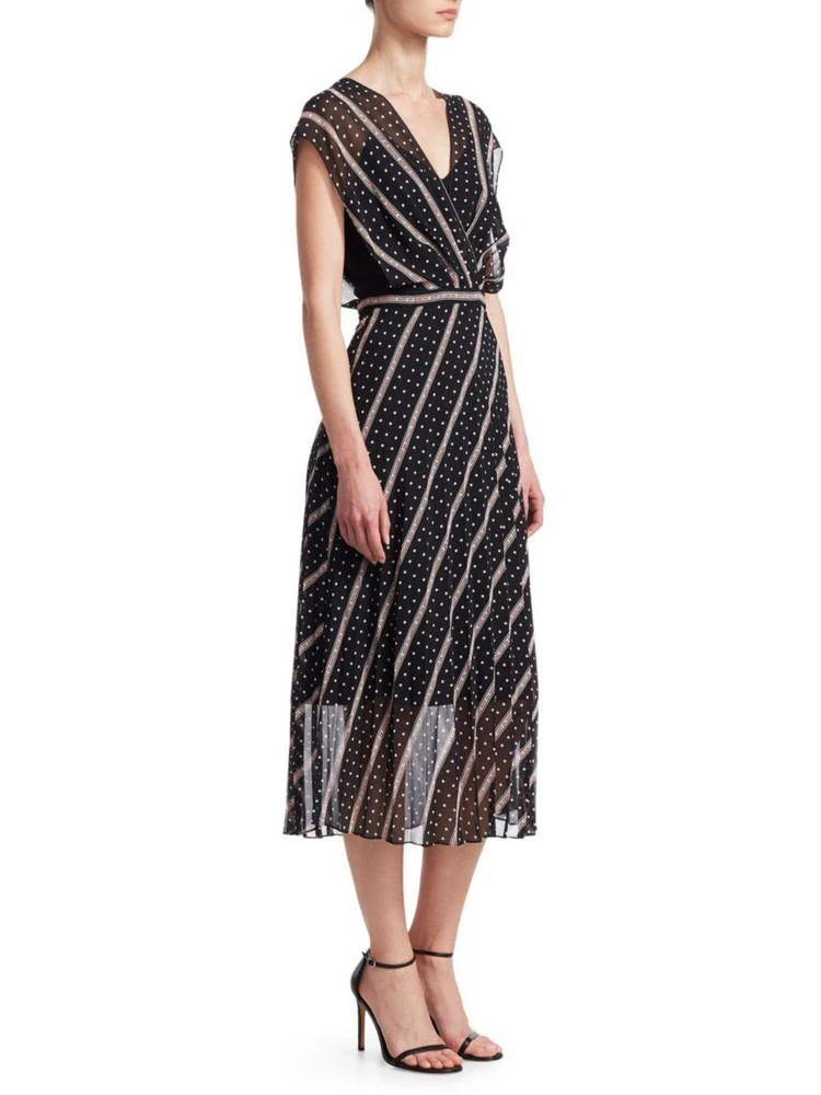 商品Sandro|Sandro - Simple Cadence Malka Printed Midi Dress,价格¥1469,第1张图片