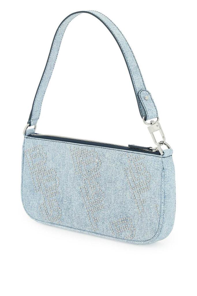 By far denim print leather 'rachel' bag商品第2张图片规格展示