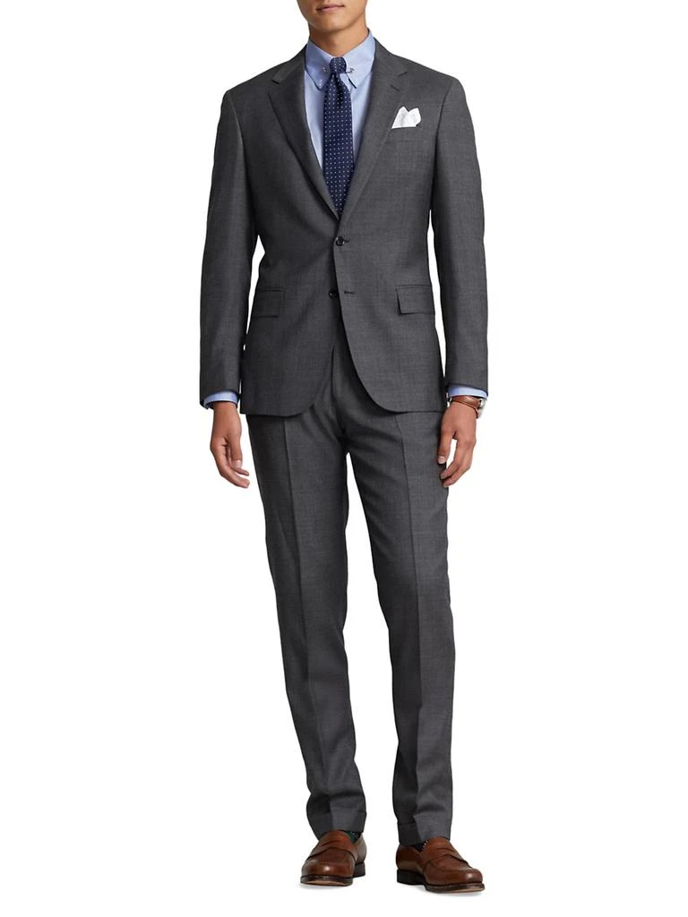 商品Ralph Lauren|Sharkskin Wool Single-Breasted Suit,价格¥11117,第2张图片详细描述