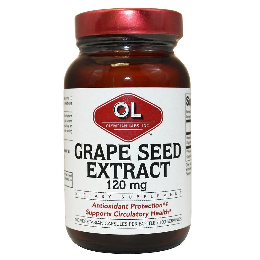 商品Olympian Labs|Grape Seed Extract 120mg,价格¥184,第1张图片