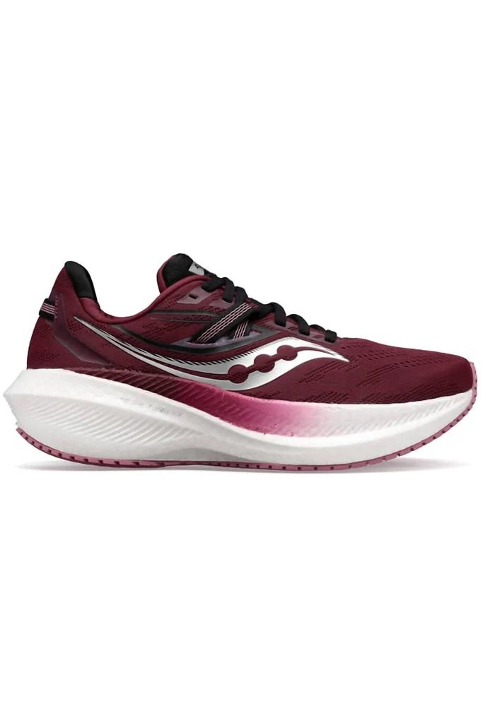 商品Saucony|Women's Triumph 20 Running Shoes - Medium Width In Sundown/rose,价格¥902,第1张图片