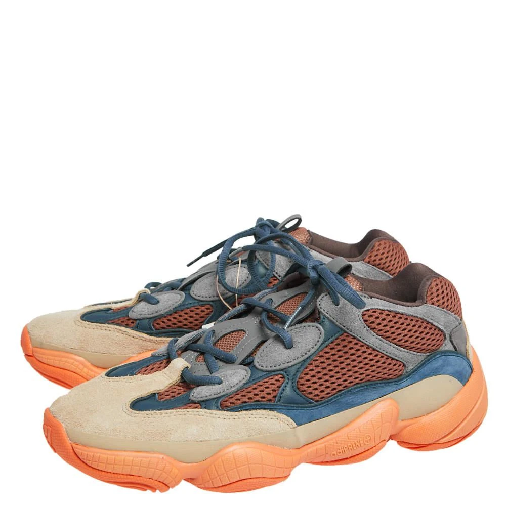 商品YEEZY|Yeezy x Adidas Multicolor Mesh and Suede 500 Enflame Sneakers Size 44,价格¥2220,第4张图片详细描述