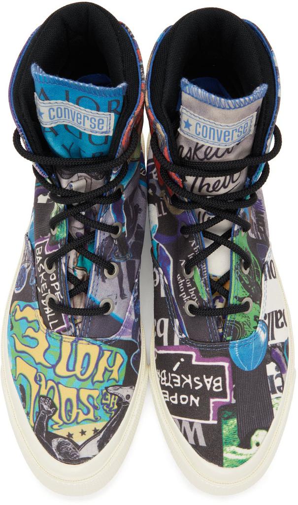 Multicolor Beat the World Skidgrip High Sneakers商品第5张图片规格展示