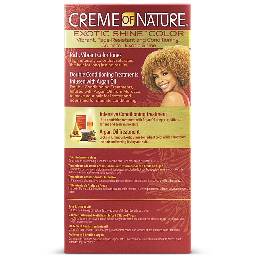 商品Creme Of Nature|Argan Oil Exotic Shine Permanent Hair Color Kit,价格¥67,第2张图片详细描述