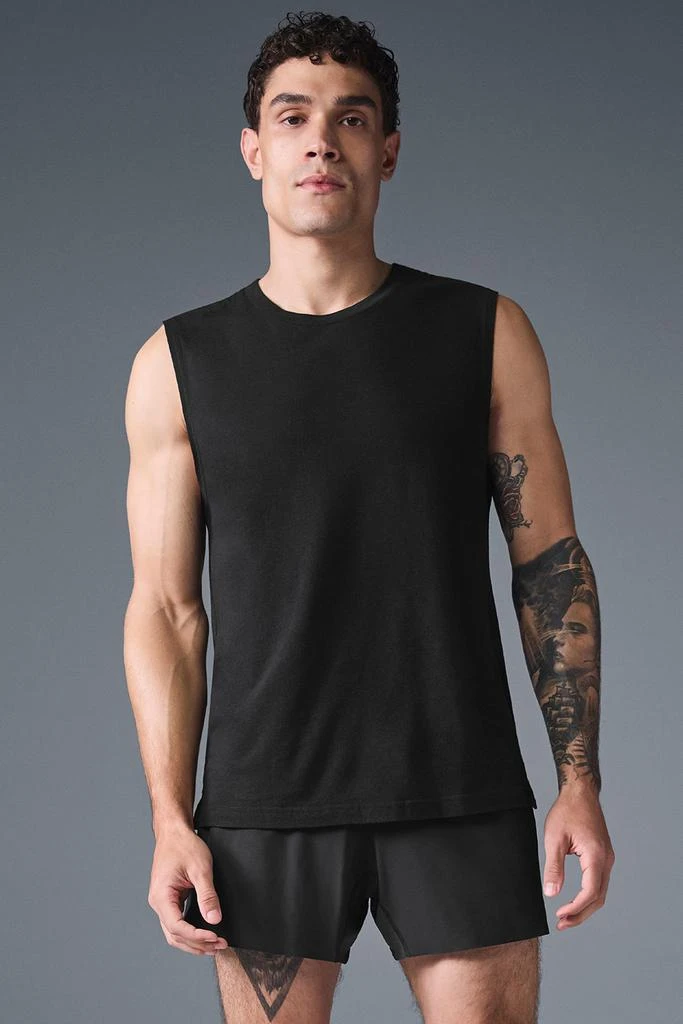 商品Alo|The Triumph Muscle Tank - Black,价格¥369,第1张图片