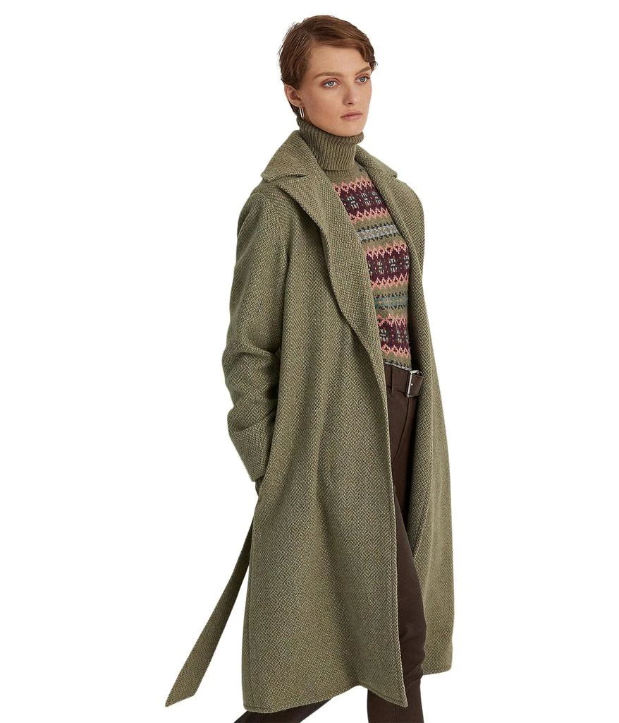 商品Ralph Lauren|Wool Tweed Wrap Coat,价格¥3679,第5张图片详细描述