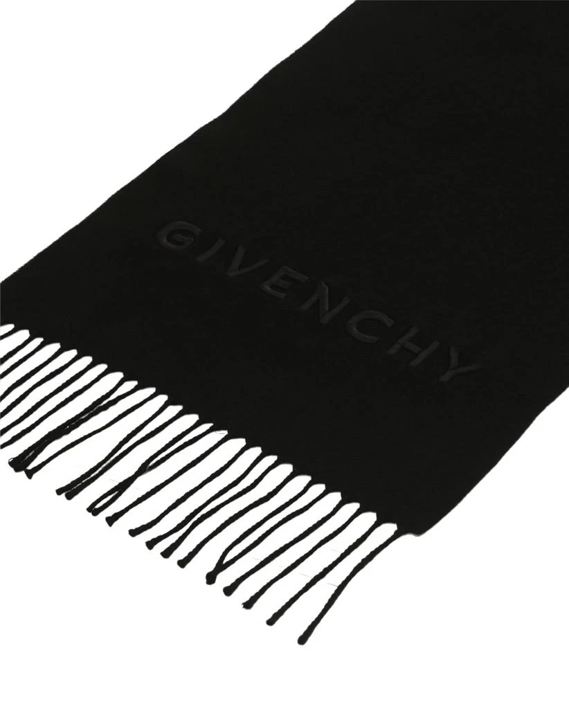 商品Givenchy|Embroidered Fringe Wool Scarf,价格¥1122,第3张图片详细描述
