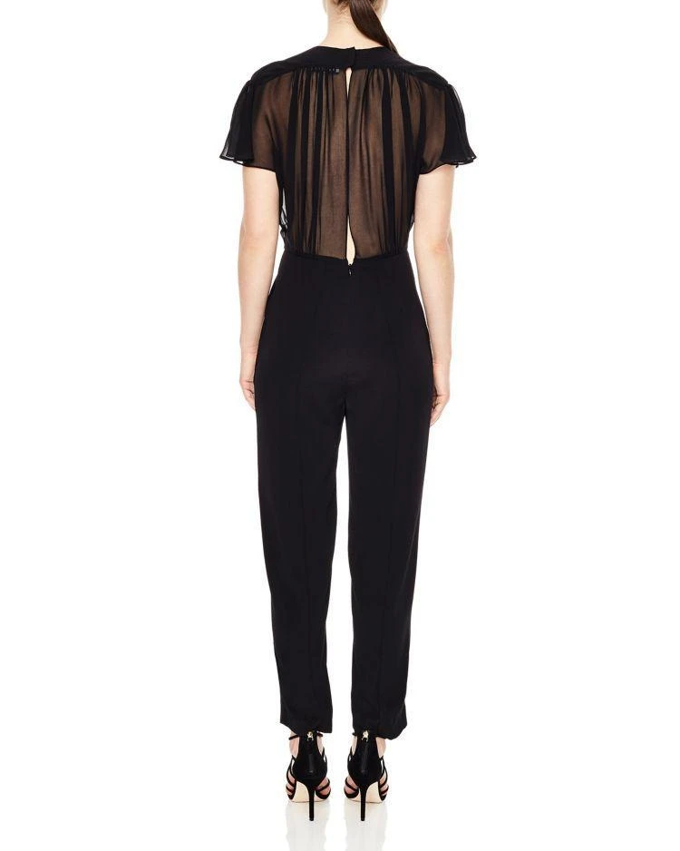 商品Sandro|Pointers Sheer Bodice Jumpsuit,价格¥1852,第2张图片详细描述