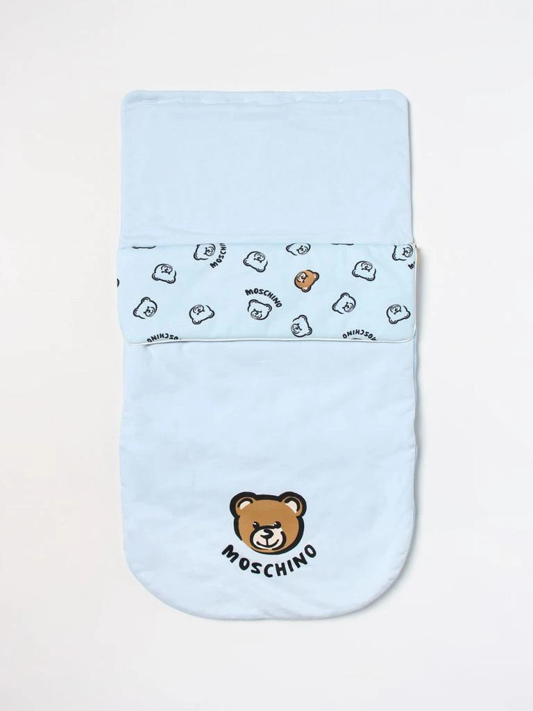 商品Moschino|Moschino Baby sleeping bag in printed cotton,价格¥1057,第1张图片