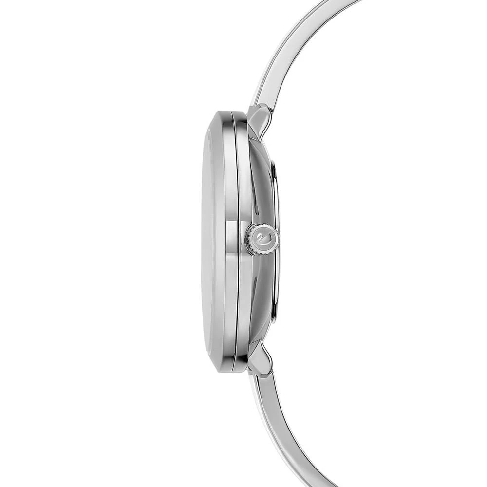 商品Swarovski|Women's Swiss Crystalline Delight Stainless Steel & White Bangle Bracelet Watch 32mm,价格¥2485,第2张图片详细描述