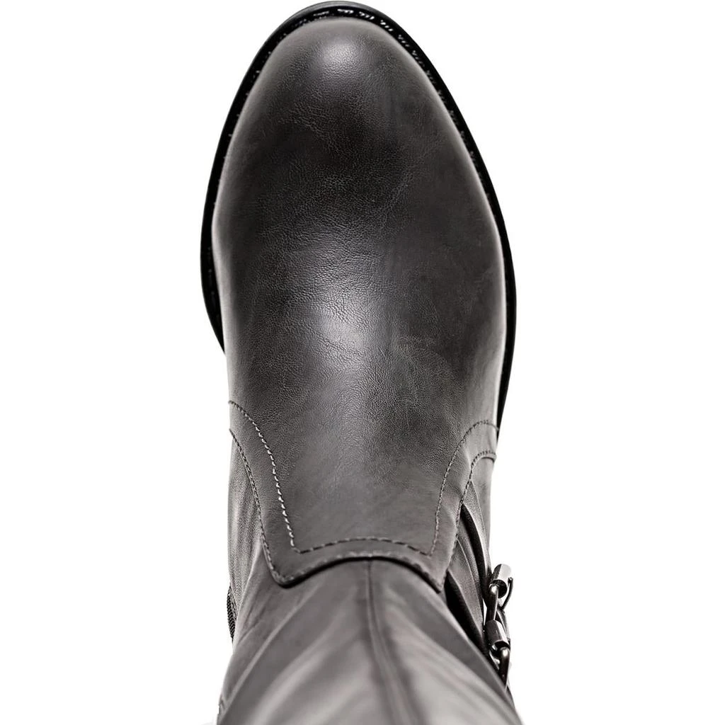 商品Style & Co|Style & Co. Womens Milah Faux Leather Tall Riding Boots,价格¥84,第4张图片详细描述