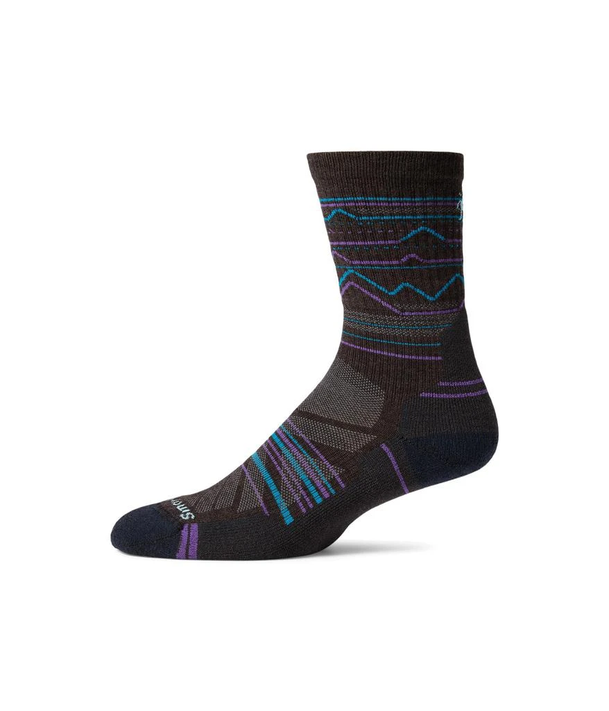 商品SmartWool|Performance Hike Light Cushion Mountain Range Pattern Crew,价格¥190,第1张图片详细描述