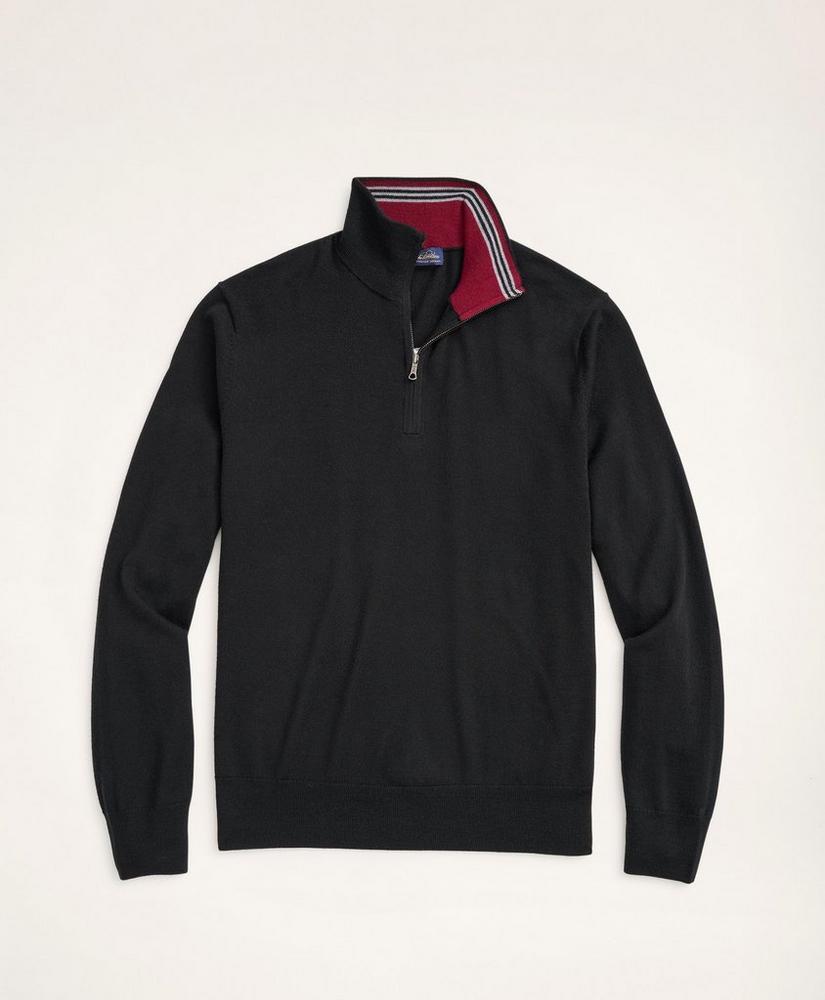 Merino Wool Half Zip Sweater商品第1张图片规格展示