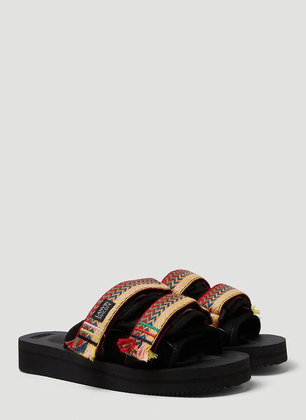 商品Lanvin|x Suicoke Flat Sandals in Black,价格¥1855,第2张图片详细描述