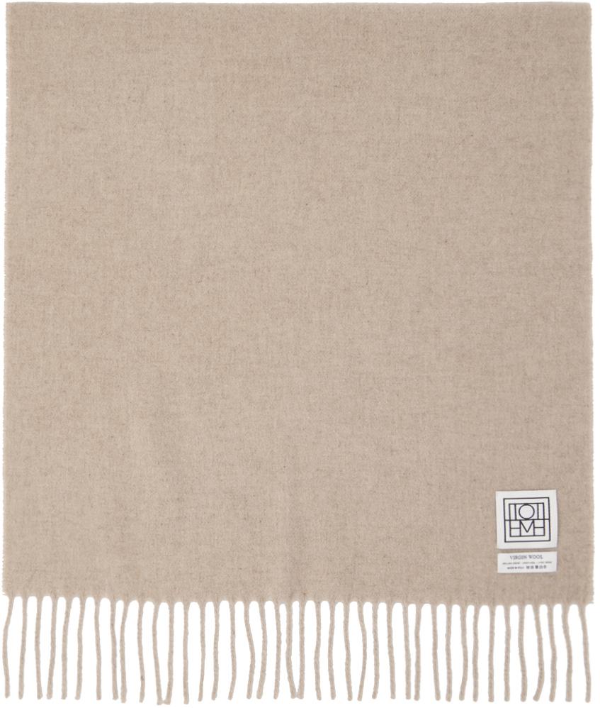 Beige Classic Scarf商品第2张图片规格展示