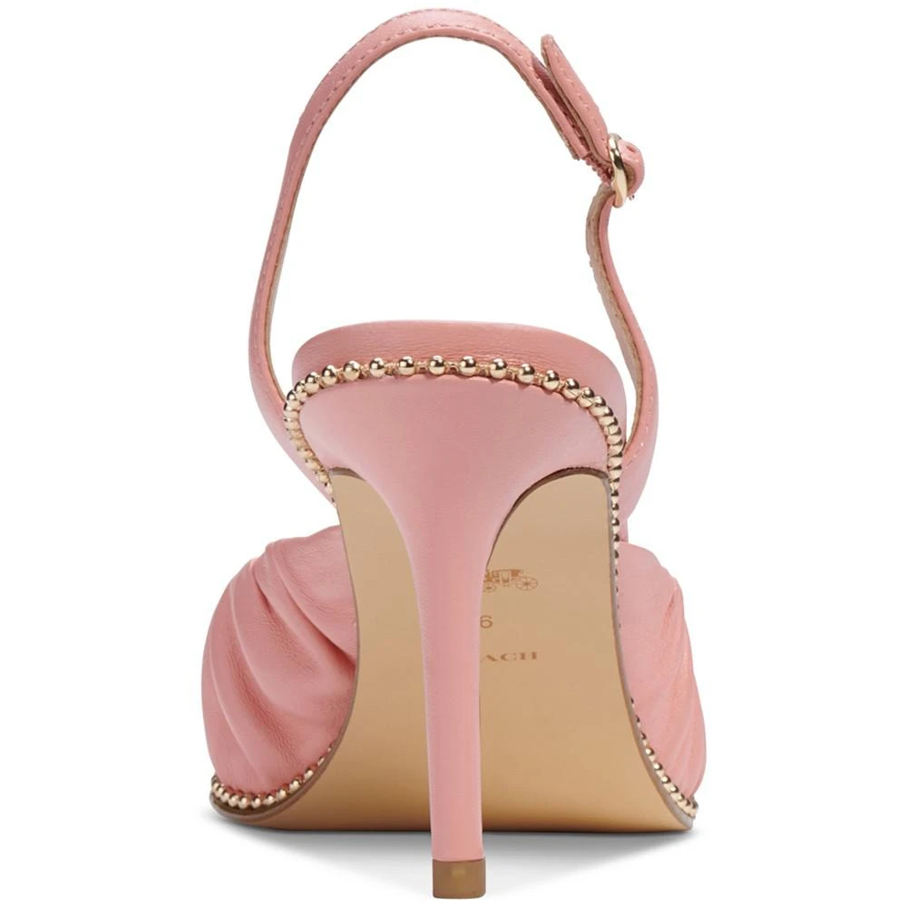 商品Coach|Women's Wionna Pointed Slingback Pumps,价格¥879,第3张图片详细描述