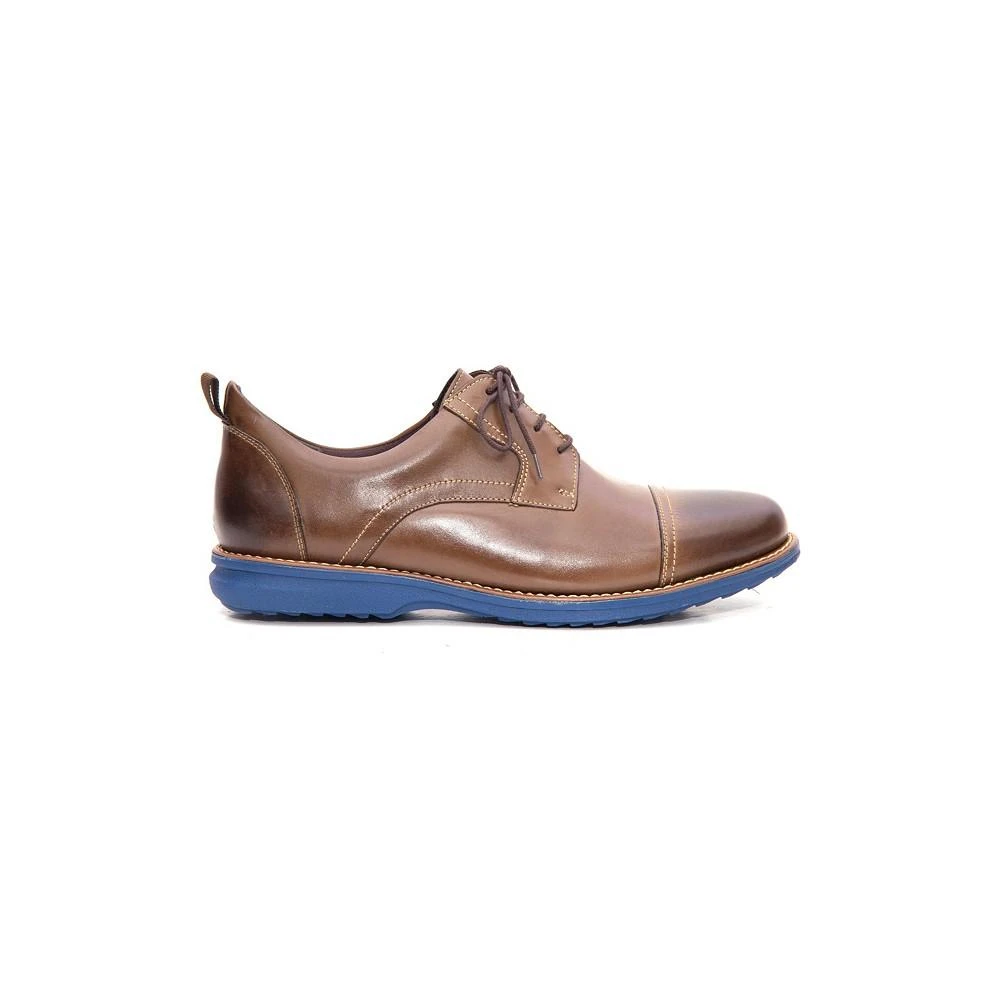 商品Sandro Moscoloni|Men's Jared 4 Eyelet Cap Toe Lace Dress Shoes,价格¥1410,第2张图片详细描述