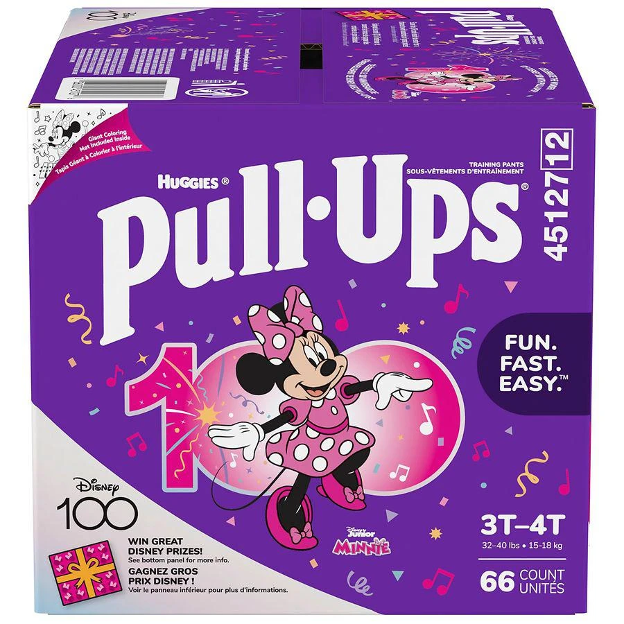 商品Huggies Pull-Ups|Girls' Potty Training Pants 3T-4T Size,价格¥291,第3张图片详细描述