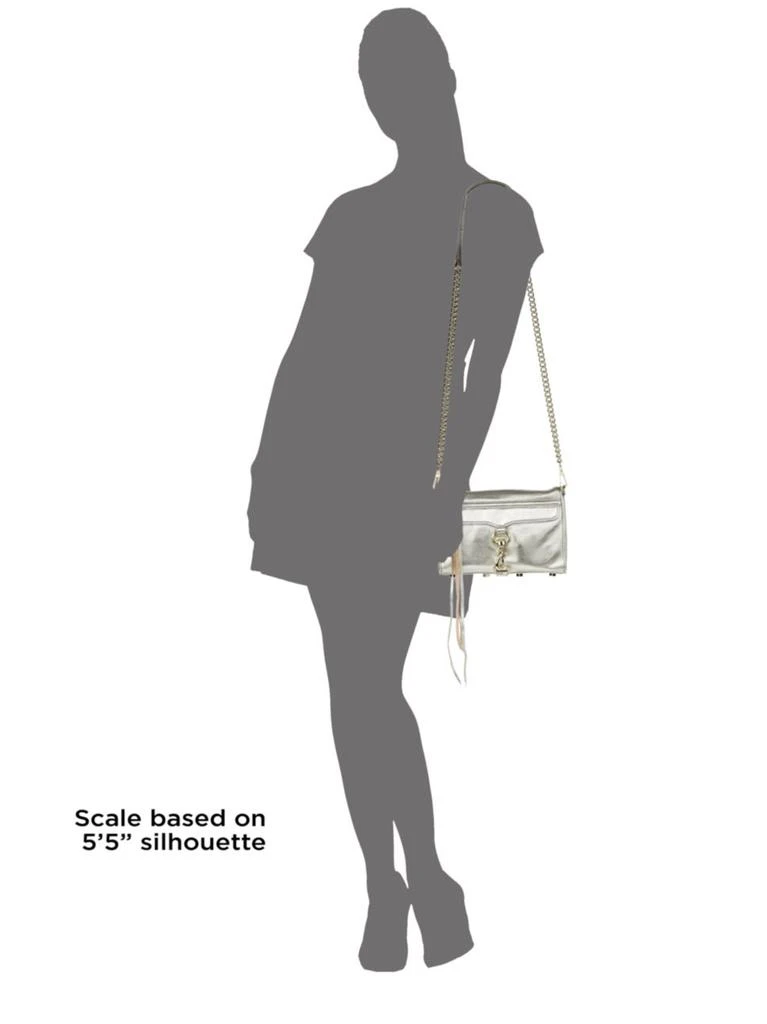 商品Rebecca Minkoff|迷你皮革链条斜挎包,价格¥1462,第3张图片详细描述