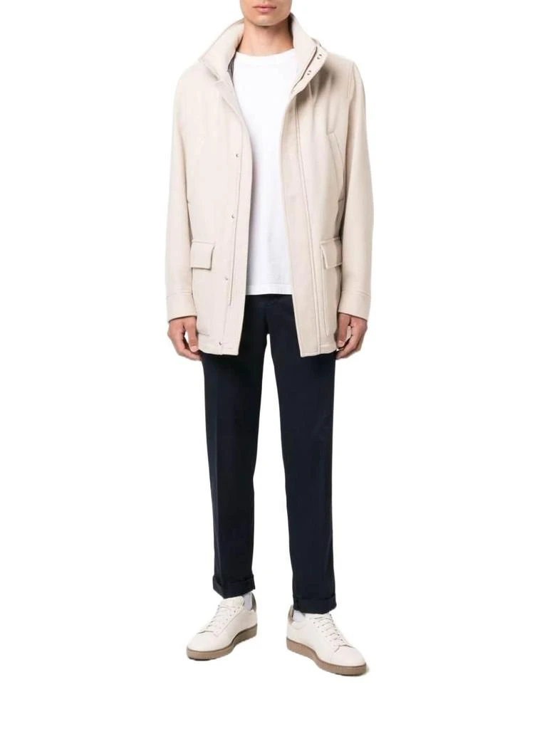 商品Brunello Cucinelli|Brunello Cucinelli Men&#39;s  Beige Cashmere Outerwear Jacket,价格¥36297,第4张图片详细描述