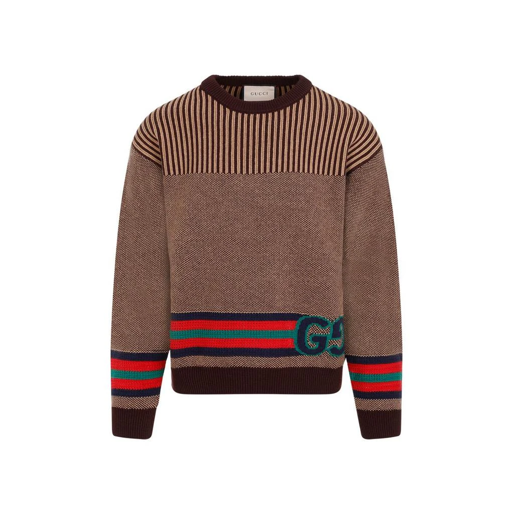 商品Gucci|GUCCI  WOOL PULLOVER SWEATER,价格¥7059,第1张图片