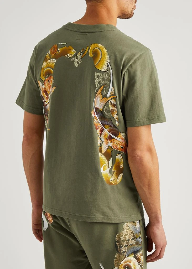 商品Evisu|Printed cotton T-shirt,价格¥1257,第3张图片详细描述