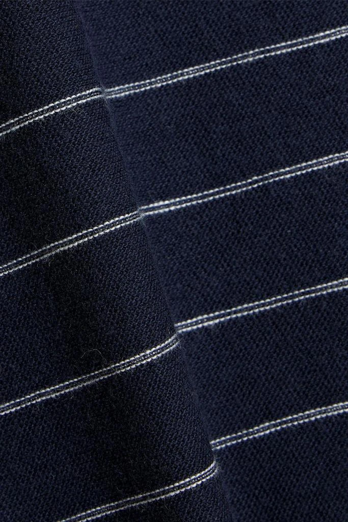 商品Vince|Striped brushed cotton T-shirt,价格¥416,第4张图片详细描述