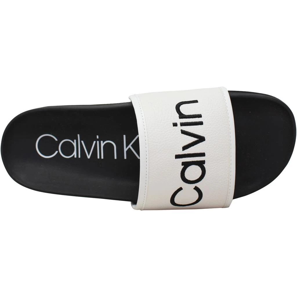 商品Calvin Klein|Calvin Klein Pike Tumbled Smooth White  34F9484-WHT Men's,价格¥153,第2张图片详细描述