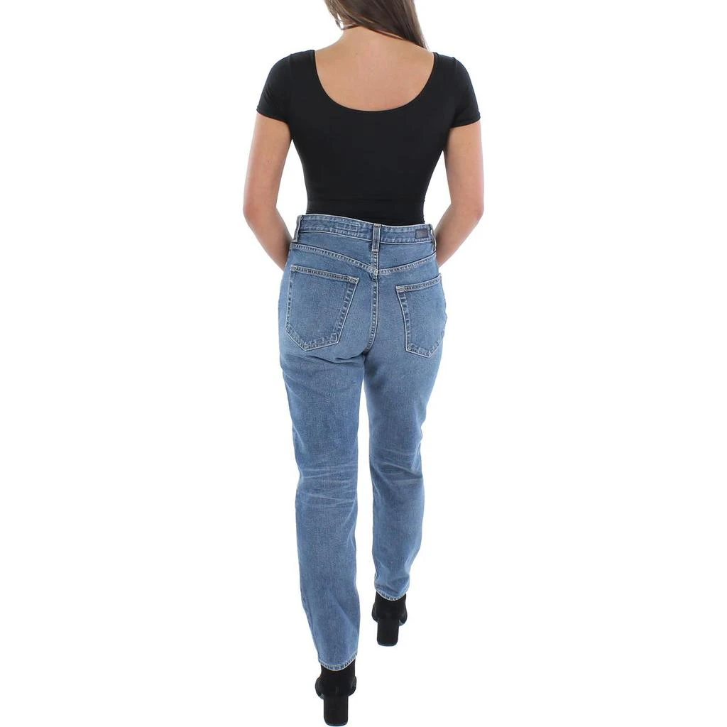 商品AG|AG Adriano Goldschmied Womens Alexxis High Rise Button Fly Straight Leg Jeans,价格¥903,第3张图片详细描述